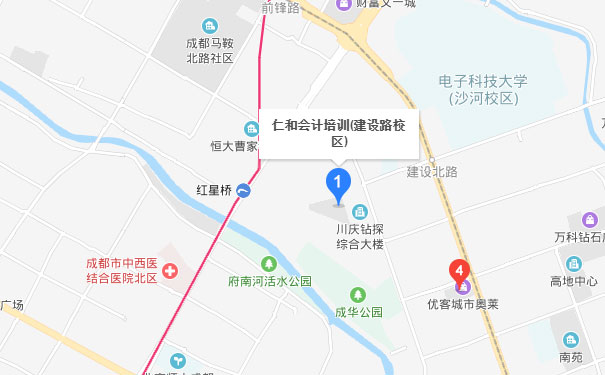 成都仁和会计建设路校区