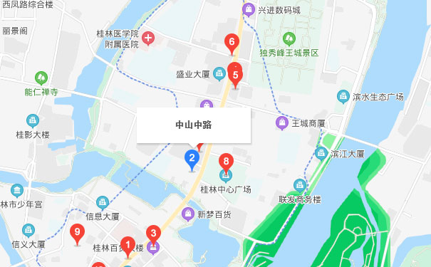 桂林朗阁教育校区分布