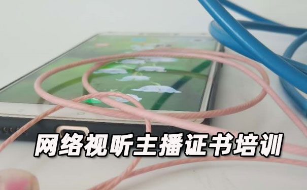 滨州网络视听主播证书培训机构_多少钱