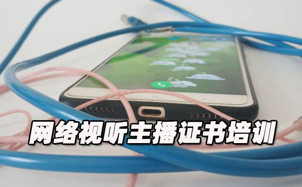 淮南网络视听主播证书培训机构_多少钱